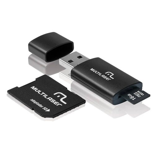 Pen Drive 16gb Multilaser 3x1 Classe 10