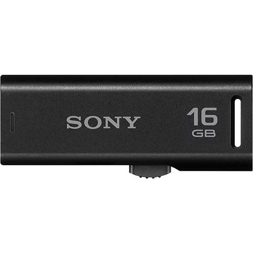 Tamanhos, Medidas e Dimensões do produto Pen Drive 16GB Sony Retrátil Preto