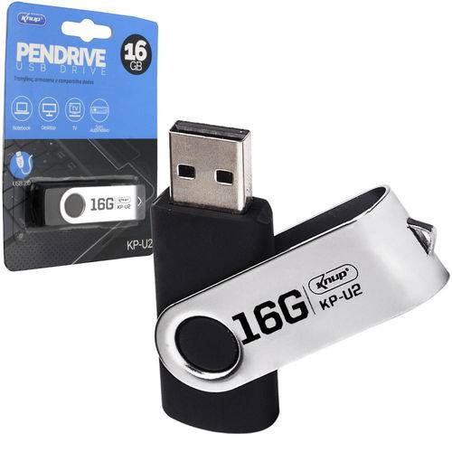 Pen Drive 16gb USB 2.0 Knup Kp-u2