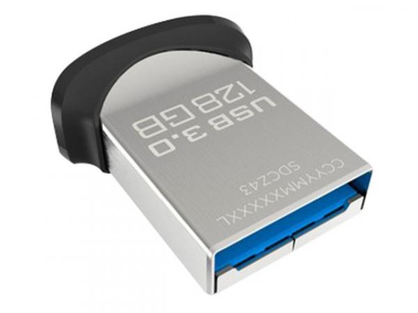 Pen Drive 128GB SanDisk Ultra Fit USB 3.0 - Até 10x Mais Rápido