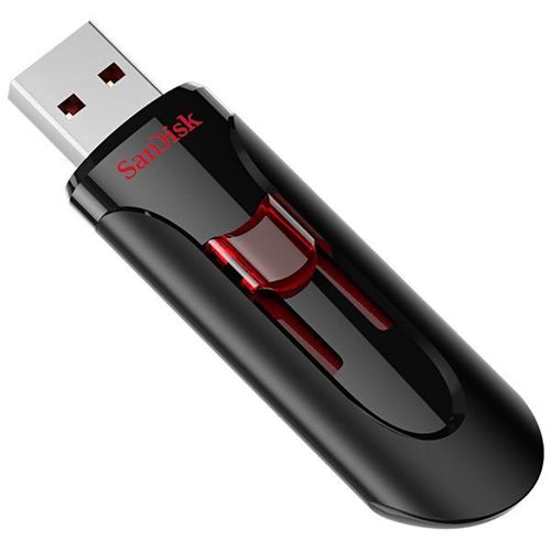 Pen Drive 64 Gb Z600 Cruzer Glide USB 3.0 Preto - Sandisk