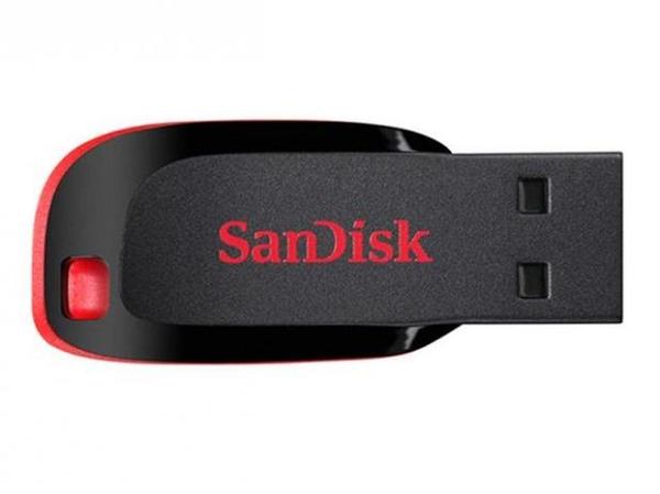 Pen Drive 64GB SanDisk Cruzer Blade - USB 2.0 - C/software Secure Access