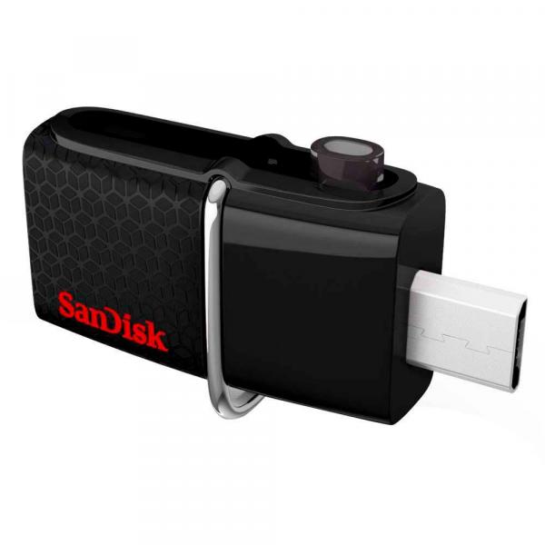Pen Drive 64GB Sandisk Ultra Dual Drive USB 3.0 - Preto BPN-016