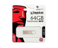 Pen Drive 64Gb USB 3.0 DataTraveler Prata Kingston - DTSE9G2/64GB