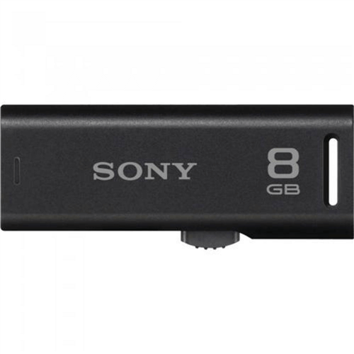 Pen Drive 8GB Conector Retrátil Preto - Sony - USM8GR/B