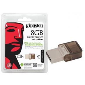 Pen Drive 8GB Kingston USB DTDuo Data Traveler Micro - DTDUO/8GB