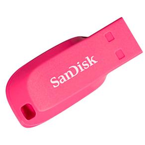 Pen Drive 8GB Sandisk Cruzer Blade Pink