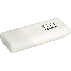 Pen Drive 8GB Toshiba USB 2.0 Flash Memory - Branco