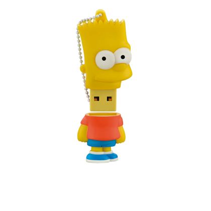 Pen Drive Bart Simpsons 8GB USB Leitura 10MB/s e Gravação 3MB/s Multilaser - PD071 PD071