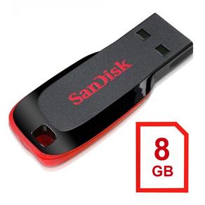 Pen Drive Cruzer Blade 8GB - USB 2.0 - Sandisk