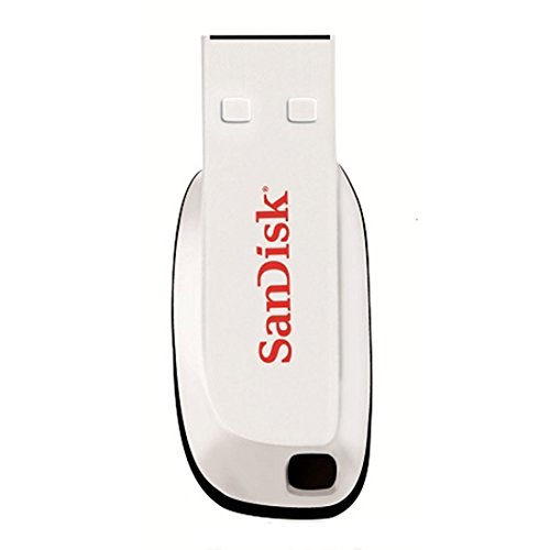 Pen Drive Cruzer Blade Sandisk 16GB 0016G-B35W Branco