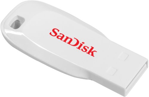 Pen Drive Cruzer Blade Sandisk 8GB 008G-B35W Branco
