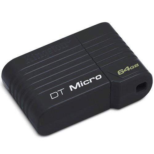 Pen Drive Datatraveler Micro 64gb Usb 2.0 Preto Dtmck/64gb Kingston
