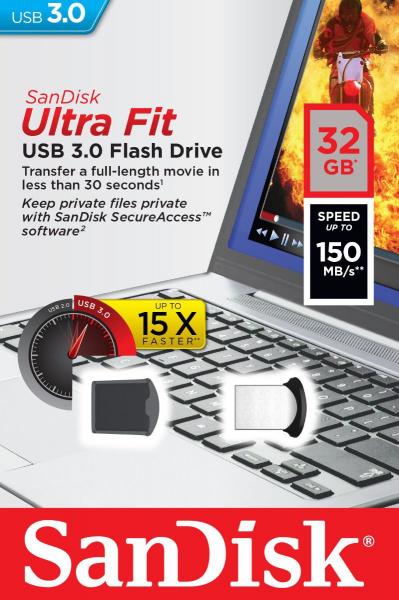 Pen Drive 32 GB Sandisk Ultra FIT Z43 3.0