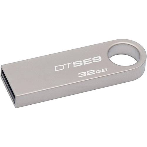 Pen Drive USB 2.0 Kingston Dtse9h/32gb Datatraveler Se9 32gb Prata