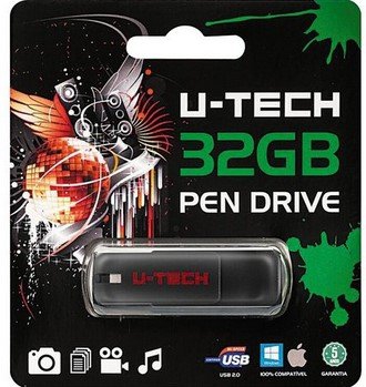 Pen Drive 32GB UTECH PD104 Preto