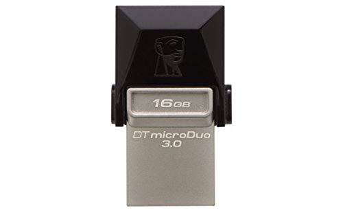 Pen Drive Kingston 16GB USB 3.0 Data Traveler Micro Duo - DTDUO3/16GB