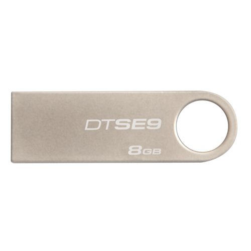 Pen Drive Kingston 8GB USB 2.0 Aluminio Data Traveler - DTSE9H/8GB