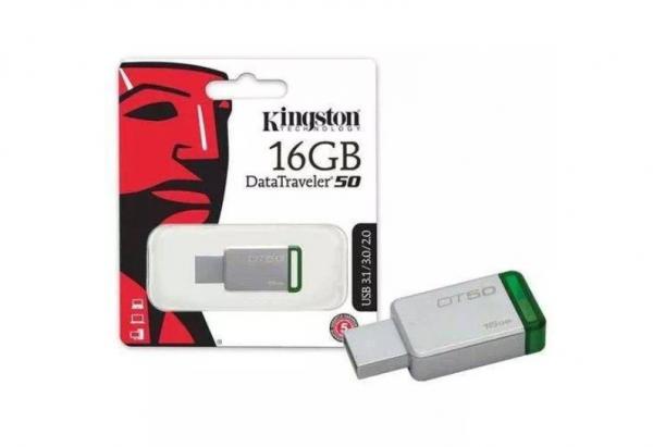 Pen Drive Kingston DataTraveler 16GB DT50/16GB Verde USB 3.1
