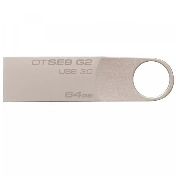 Pen Drive Kingston Datatraveler USB 3.0 64GB DTSE9G2/64GB - Prata
