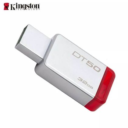 Pen Drive Kingston 32Gb DataTraveler USB 3.1 - DT50/32GB - Vermelho