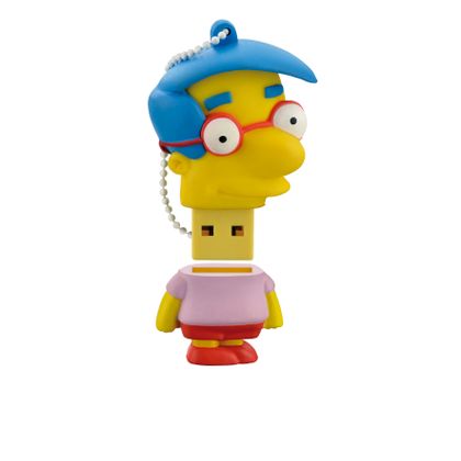 Pen Drive Milhouse Simpsons 8GB USB Leitura 10MB/s e Gravação 3MB/s Multilaser - PD075 PD075