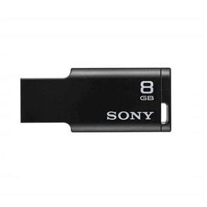 Pen Drive Mini de 8gb Plug & Play Preto Sony USM8M2