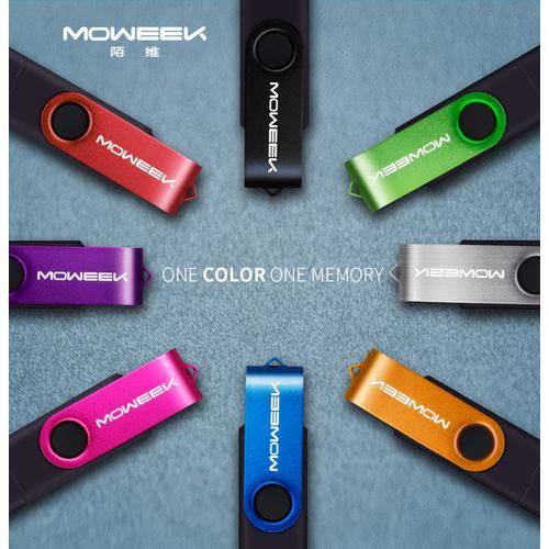Tudo sobre 'Pen Drive Moweek Multifuncional USB para Android 4GB'