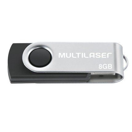 Pen Drive Multilaser Twist 8Gb Preto Original