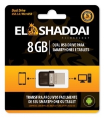 Pen Drive Otg Dual Drive 8 Gb - El Shaddai - 1