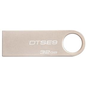 Pen Drive Pequeno 32GB USB 2.0 Se9 Metal Casing Kingston