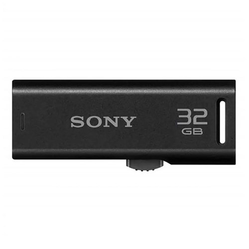 Pen Drive Retrátil Plug & Play 32Gb Preto Sony - Usm32gr