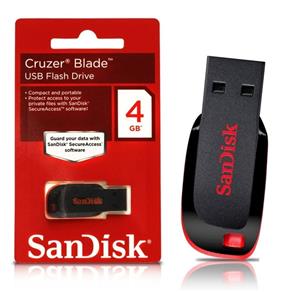 Pen Drive Sandisk Cruzer Blade 4Gb Z50
