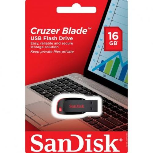 Pen Drive Sandisk Cruzer Blade Sdcz50 16gb