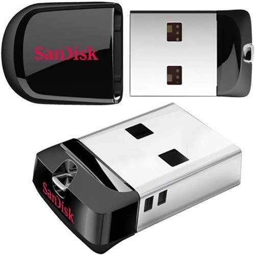 Pen Drive Sandisk 32gb | Usb 2.0 | Cruzer Fit Nano | Sdcz33 - 032g - B35 para Pc e Mac