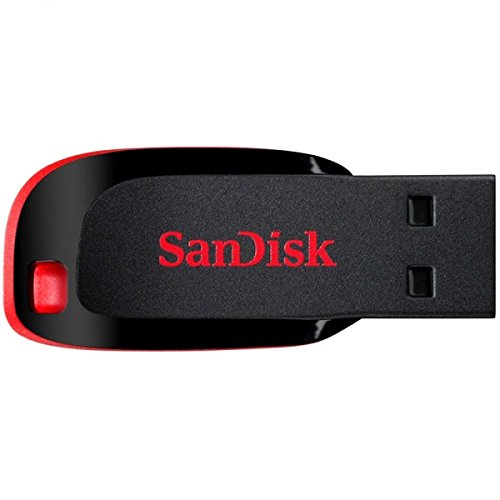 Pen Drive SanDisk - Preto e Vermelho.