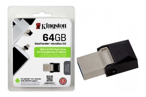 Pen Drive Smartphone Kingston Dtduo3 64Gb Dt Micro Duo 64Gb