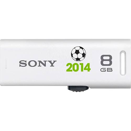 Pen Drive Sony USM-RA 8GB com Conector USB Retrátil - Branco