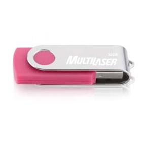 Pen Drive Twist 2 Rosa 4GB - PD686 - MULTILASER