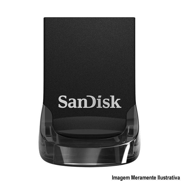 Pen Drive Ultra Fit SanDisk 3.1 16GB Até 15X Mais Rápido SDCZ430-016G-G46