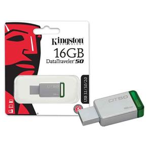 Pen Drive USB 3.1 Kingston Dt50/16Gb Datatraveler 50 16Gb Metal Verde