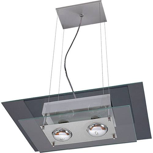 Pendente 31157 Alumínio/Vidro Vidro Transparente - Pantoja&Carmona
