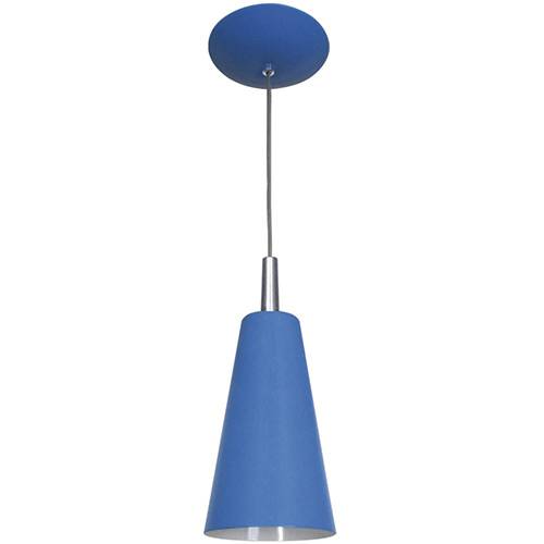 Pendente Cone Mini Tóquio em Alumínio Azul - Attena