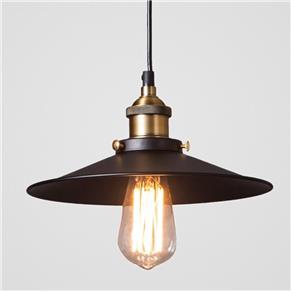 Pendente Retro Industrial Preto Loft Luminária Vintage Lustre Design Edison LM1702