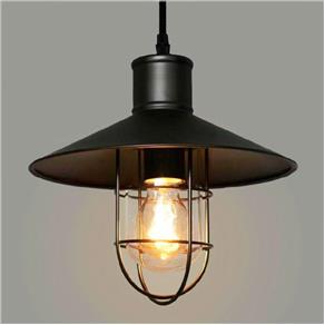Pendente Retro Industrial Preto Loft Luminária Vintage Lustre Design Edison LM1717