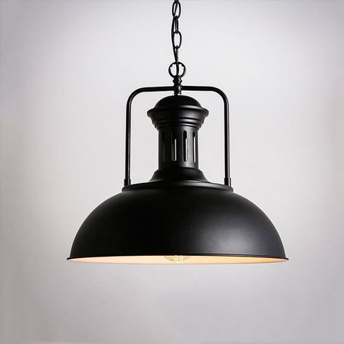Pendente Retro Industrial Preto Loft Luminária Vintage Lustre Design Edison LM1713