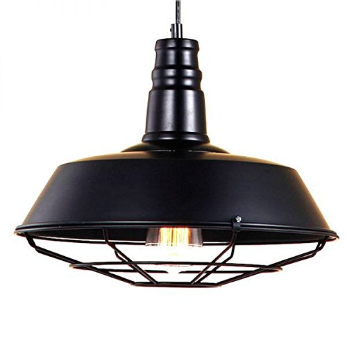 Pendente Retro Industrial Preto Loft Luminária Vintage Lustre Design Edison LM1764