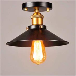 Pendente Retro Industrial Preto Loft Luminária Vintage Lustre Design Edison LM1723