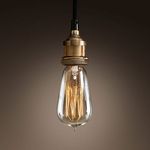 Pendente Retro Industrial Vidro Loft Luminária Vintage Lustre Design Edison Lm1768 - Eluminarias