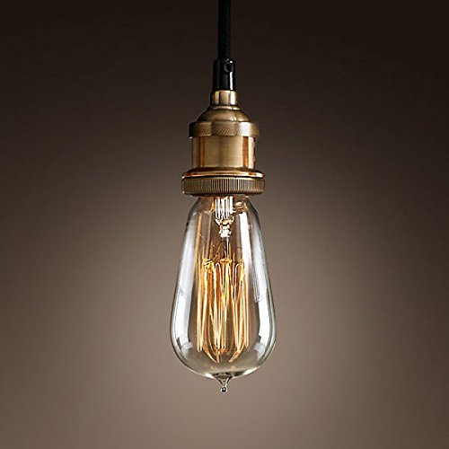 Pendente Retro Industrial Vidro Loft Luminária Vintage Lustre Design Edison LM1768